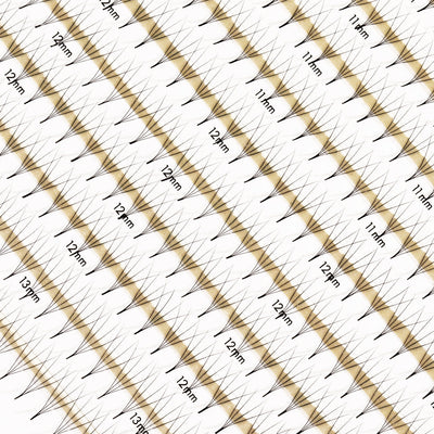 Premade Fans 4D 0.07 600 faner - Single lengder