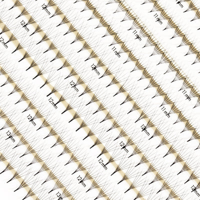 Premade Fans 6D 0.06 600 faner - Single lengder